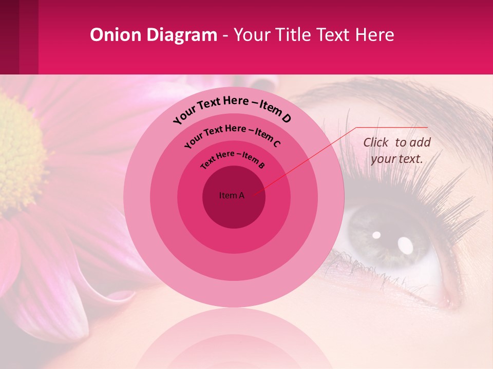 Female Eyeball Skin PowerPoint Template
