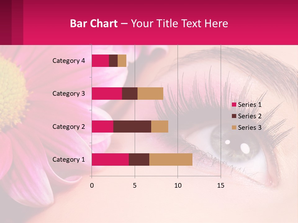 Female Eyeball Skin PowerPoint Template