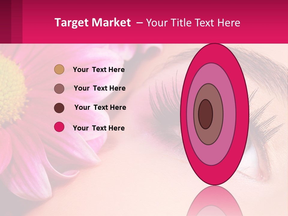 Female Eyeball Skin PowerPoint Template