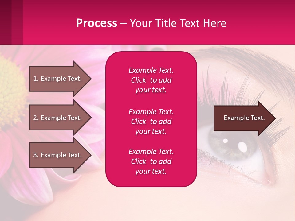 Female Eyeball Skin PowerPoint Template