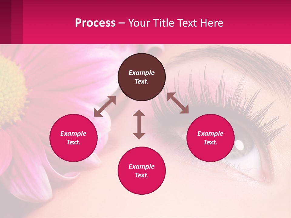 Female Eyeball Skin PowerPoint Template