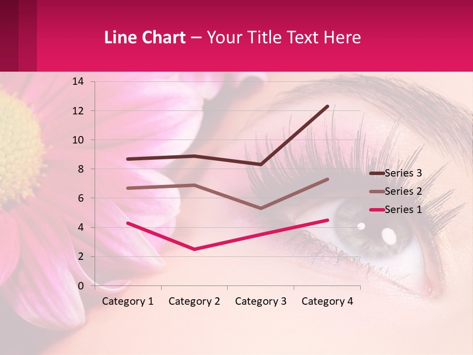 Female Eyeball Skin PowerPoint Template