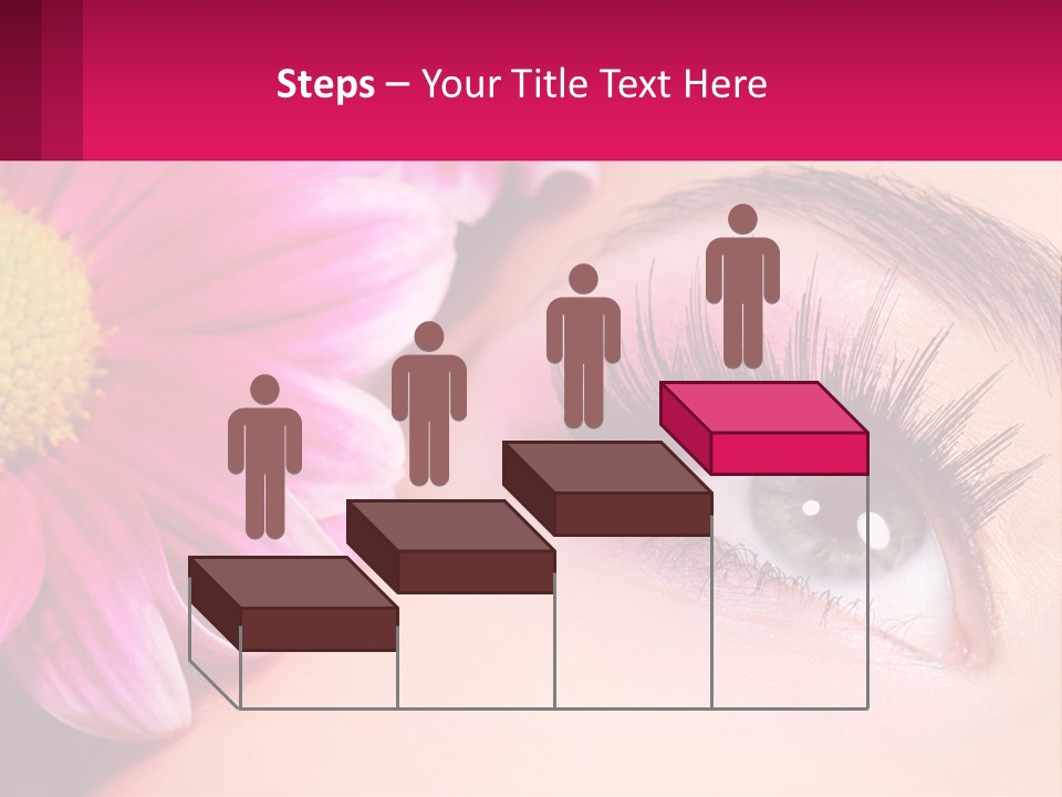 Female Eyeball Skin PowerPoint Template