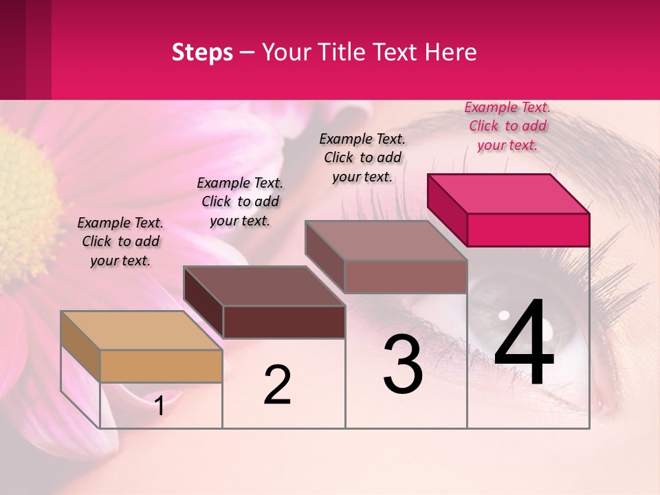 Female Eyeball Skin PowerPoint Template