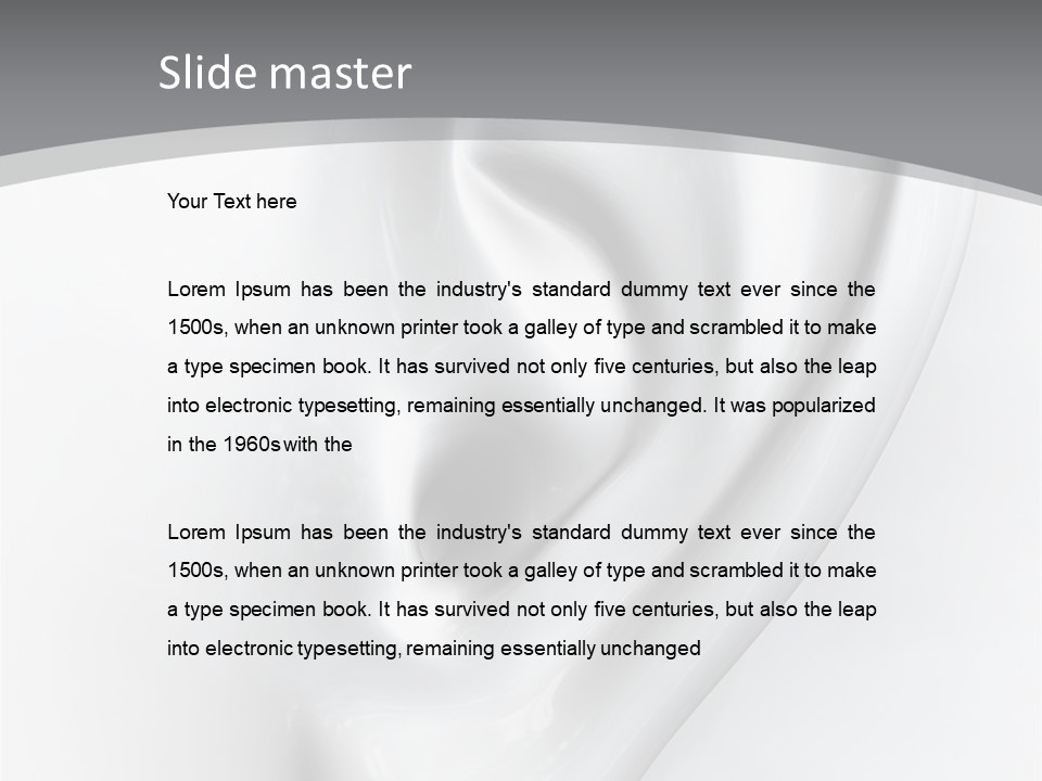 Volume Human Hear PowerPoint Template