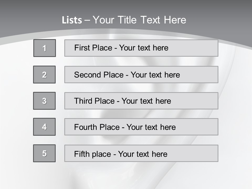 Volume Human Hear PowerPoint Template