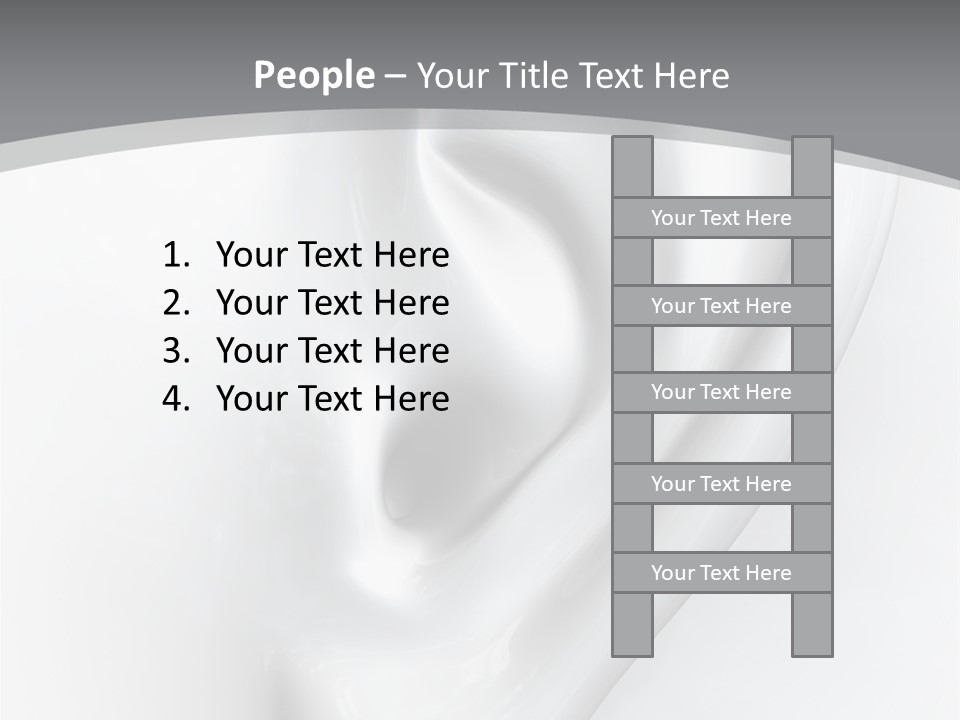 Volume Human Hear PowerPoint Template