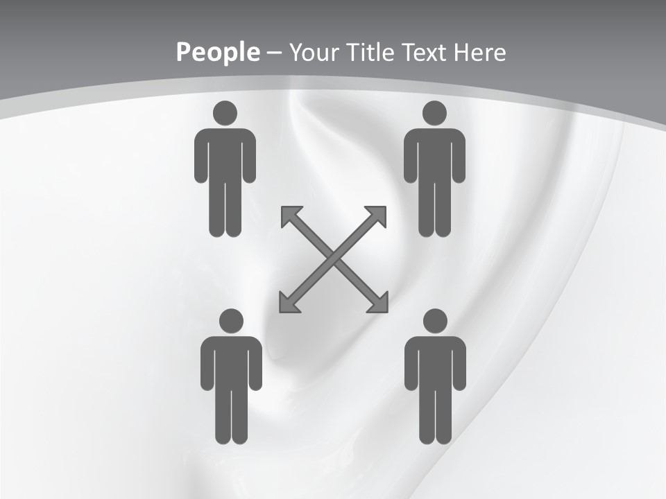 Volume Human Hear PowerPoint Template