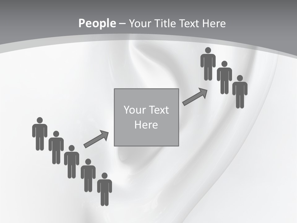 Volume Human Hear PowerPoint Template