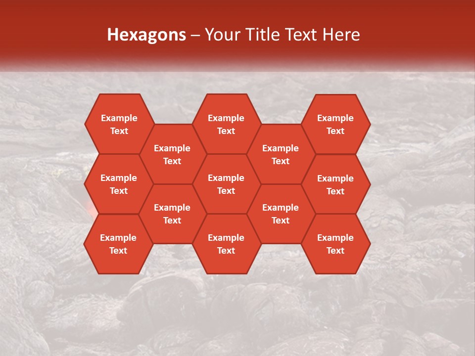 Sweltering Lava Island PowerPoint Template
