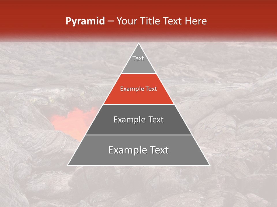 Sweltering Lava Island PowerPoint Template