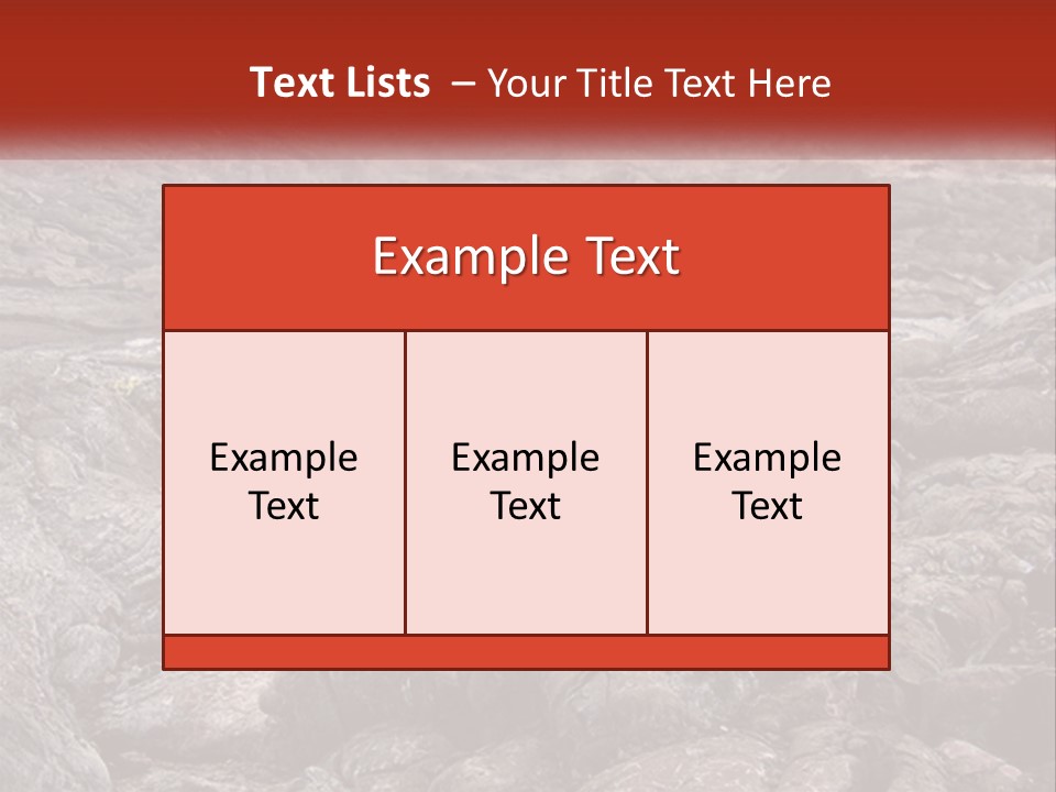 Sweltering Lava Island PowerPoint Template