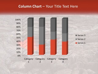 Sweltering Lava Island PowerPoint Template