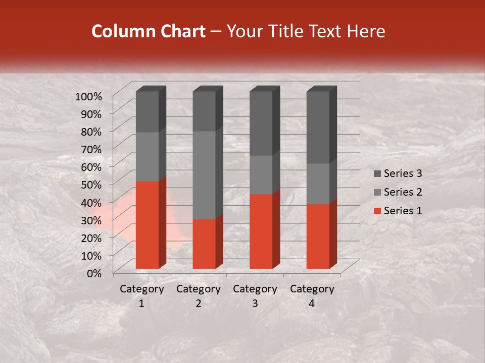 Sweltering Lava Island PowerPoint Template