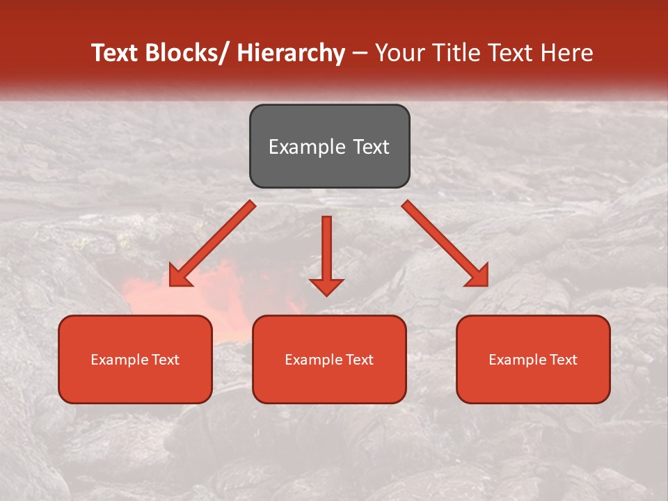 Sweltering Lava Island PowerPoint Template