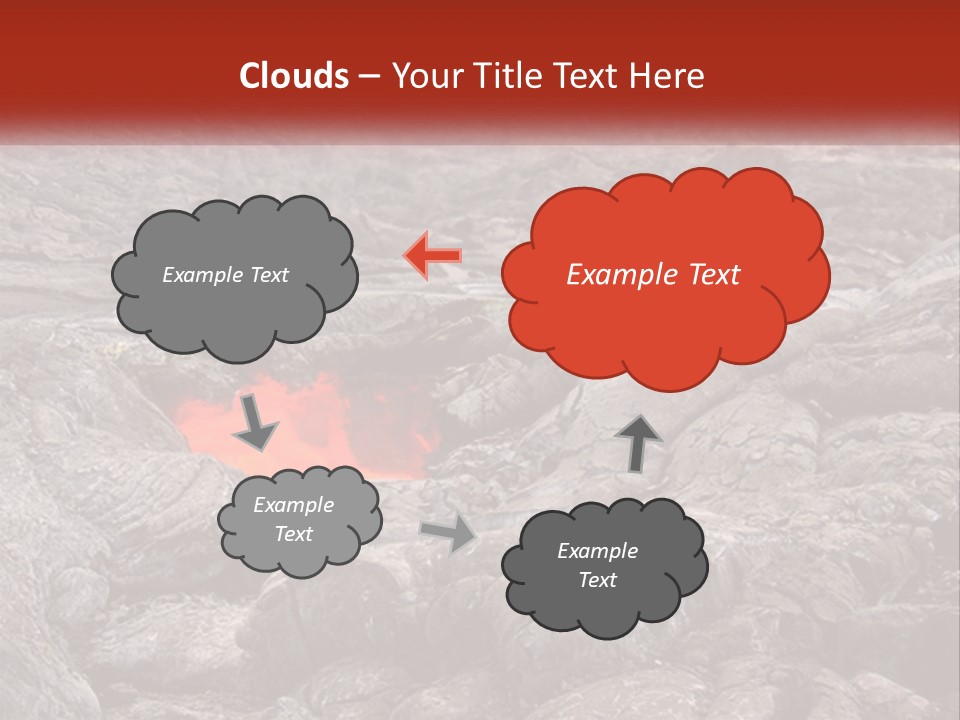 Sweltering Lava Island PowerPoint Template