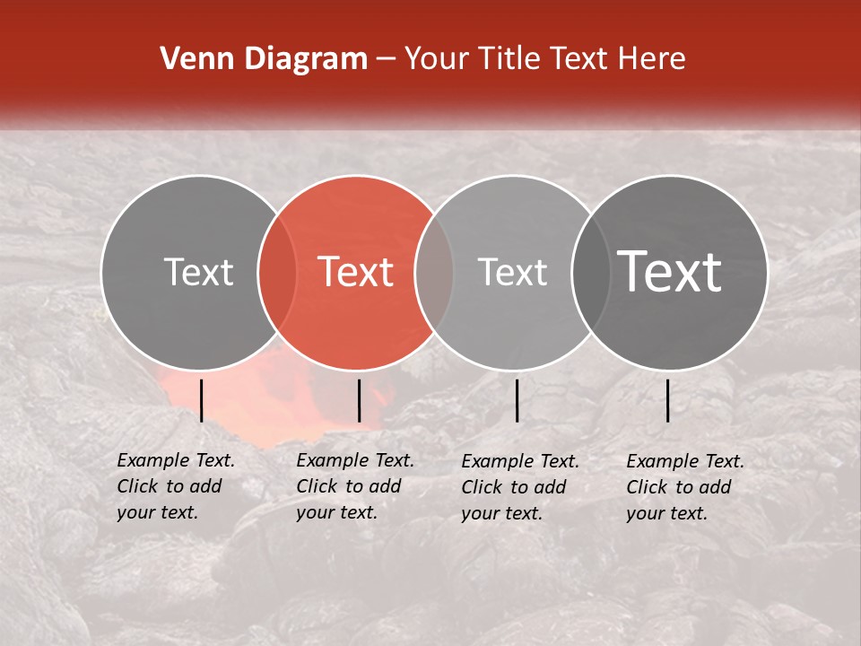 Sweltering Lava Island PowerPoint Template