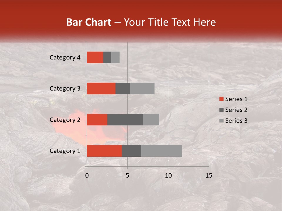 Sweltering Lava Island PowerPoint Template