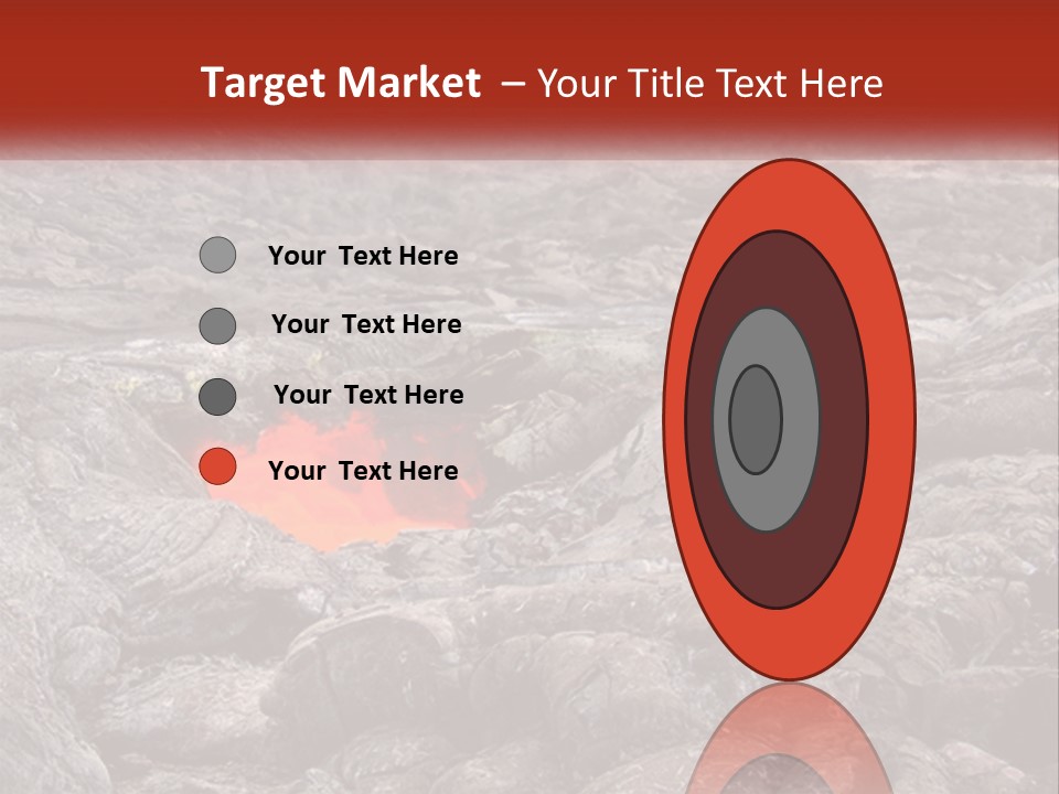 Sweltering Lava Island PowerPoint Template