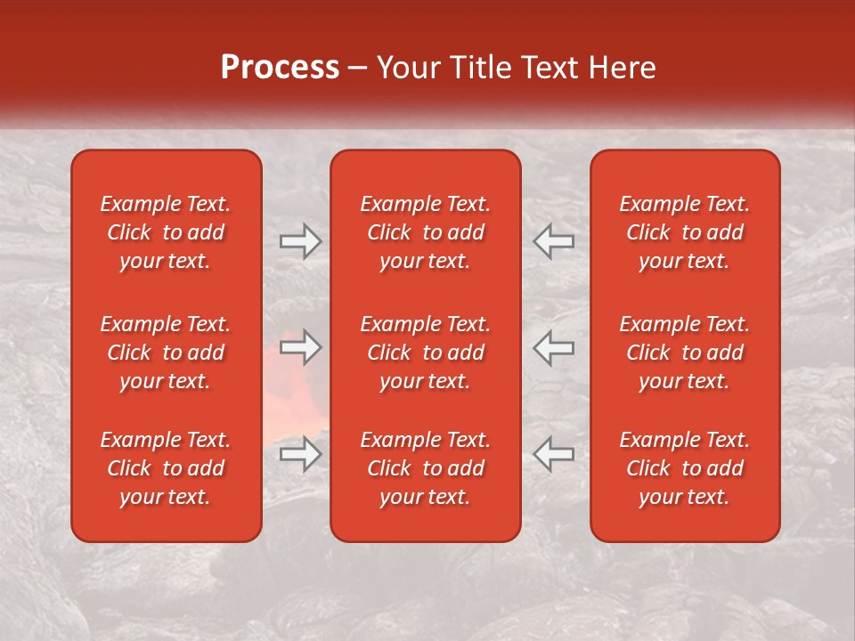 Sweltering Lava Island PowerPoint Template