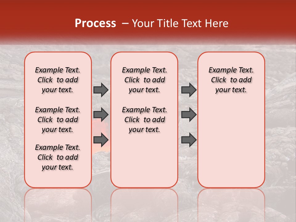 Sweltering Lava Island PowerPoint Template
