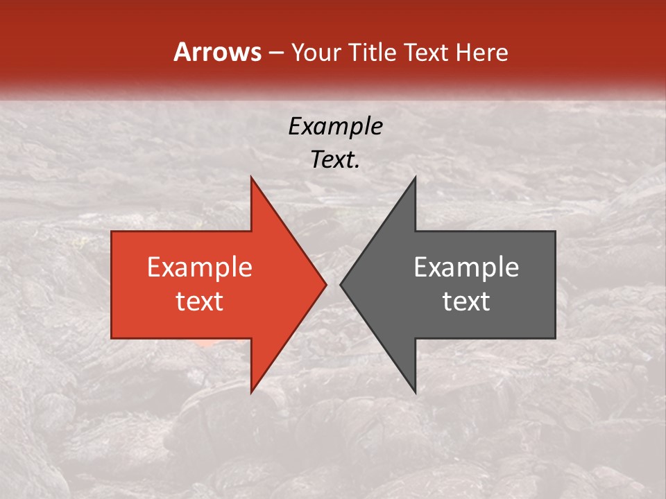 Sweltering Lava Island PowerPoint Template