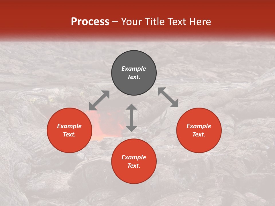 Sweltering Lava Island PowerPoint Template