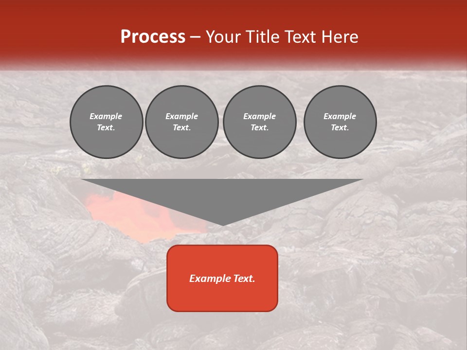 Sweltering Lava Island PowerPoint Template