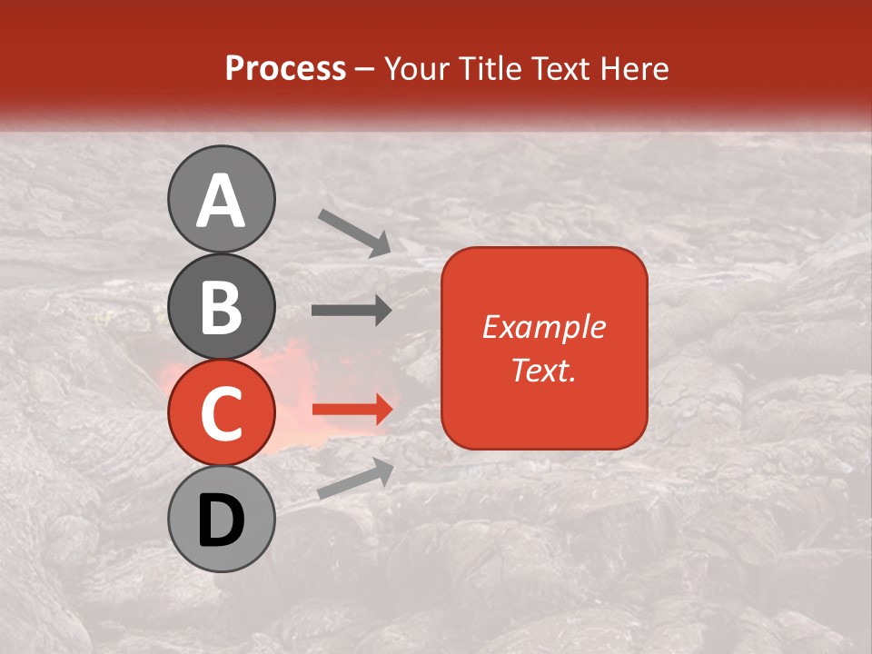 Sweltering Lava Island PowerPoint Template