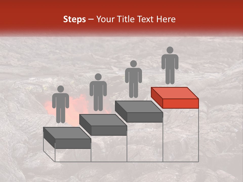 Sweltering Lava Island PowerPoint Template