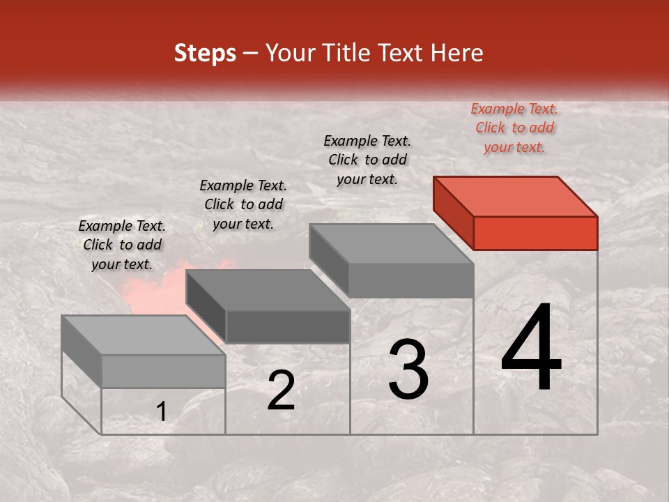 Sweltering Lava Island PowerPoint Template