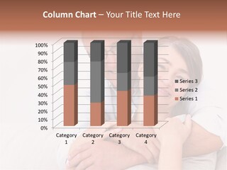 A Man And Woman Hugging Each Other On A Bed PowerPoint Template