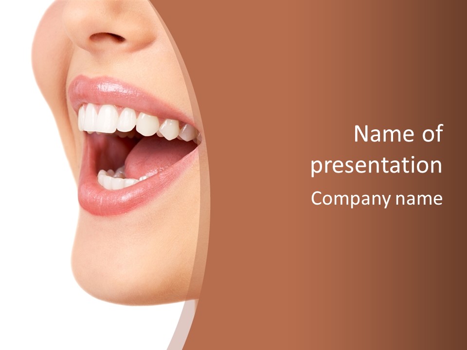 Hot Female Expression PowerPoint Template