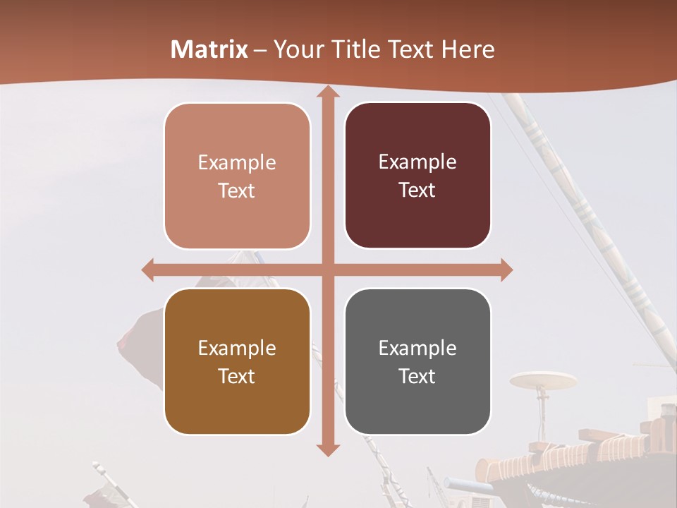 Boat Ship Harbour PowerPoint Template