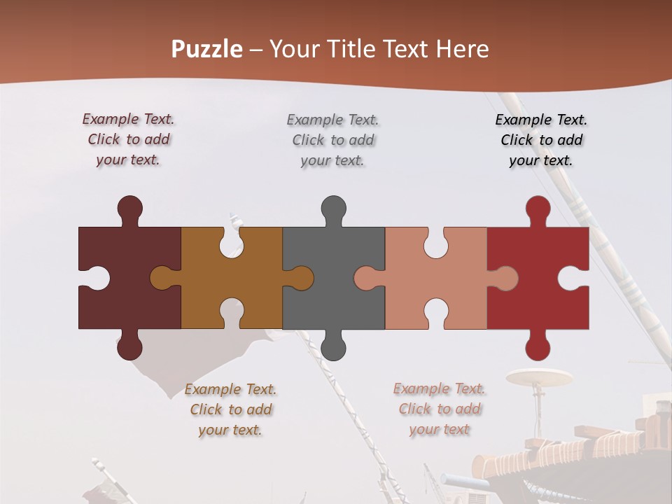 Boat Ship Harbour PowerPoint Template