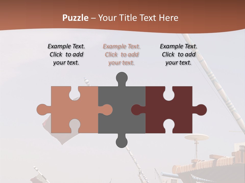 Boat Ship Harbour PowerPoint Template