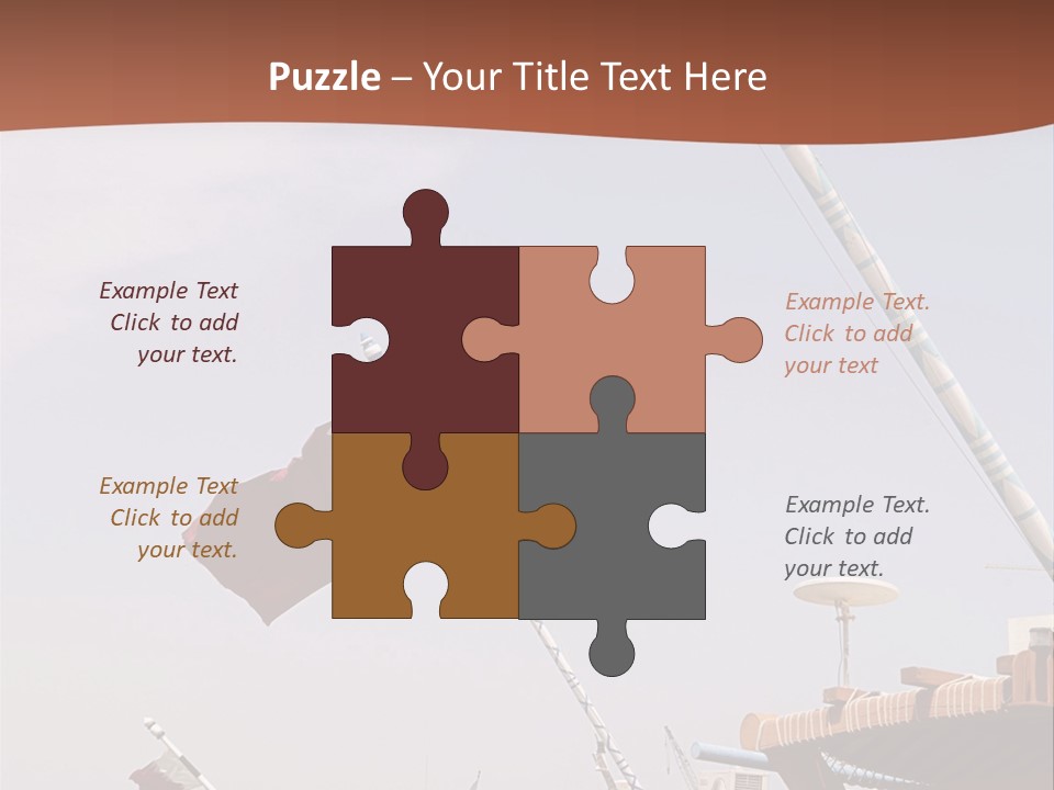 Boat Ship Harbour PowerPoint Template