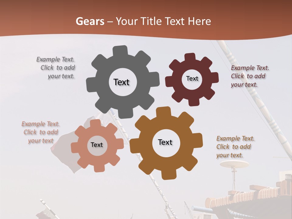 Boat Ship Harbour PowerPoint Template