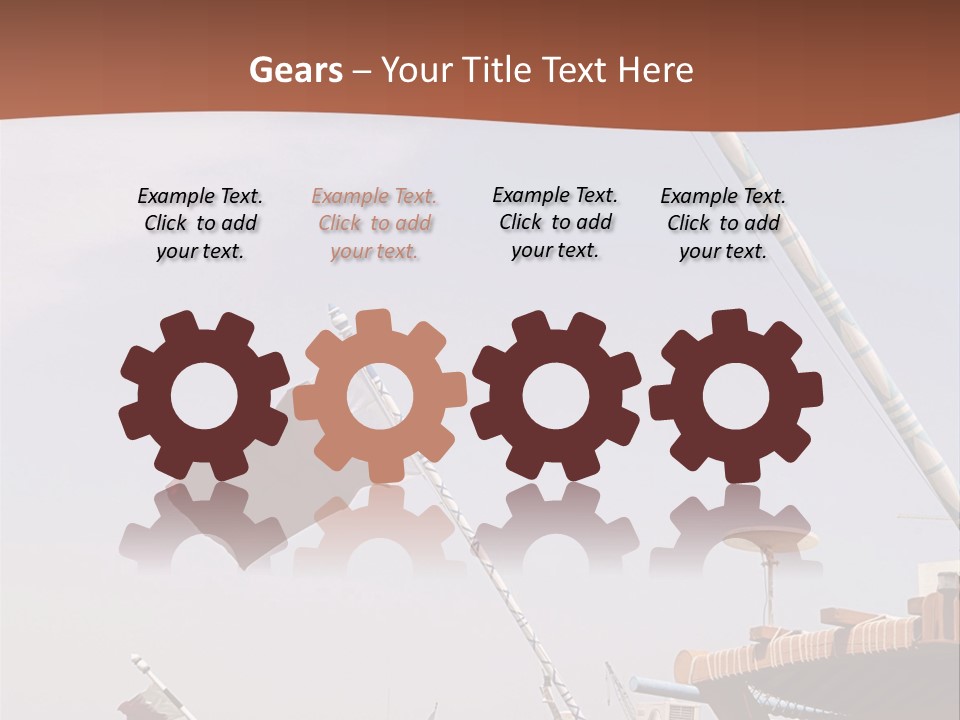 Boat Ship Harbour PowerPoint Template