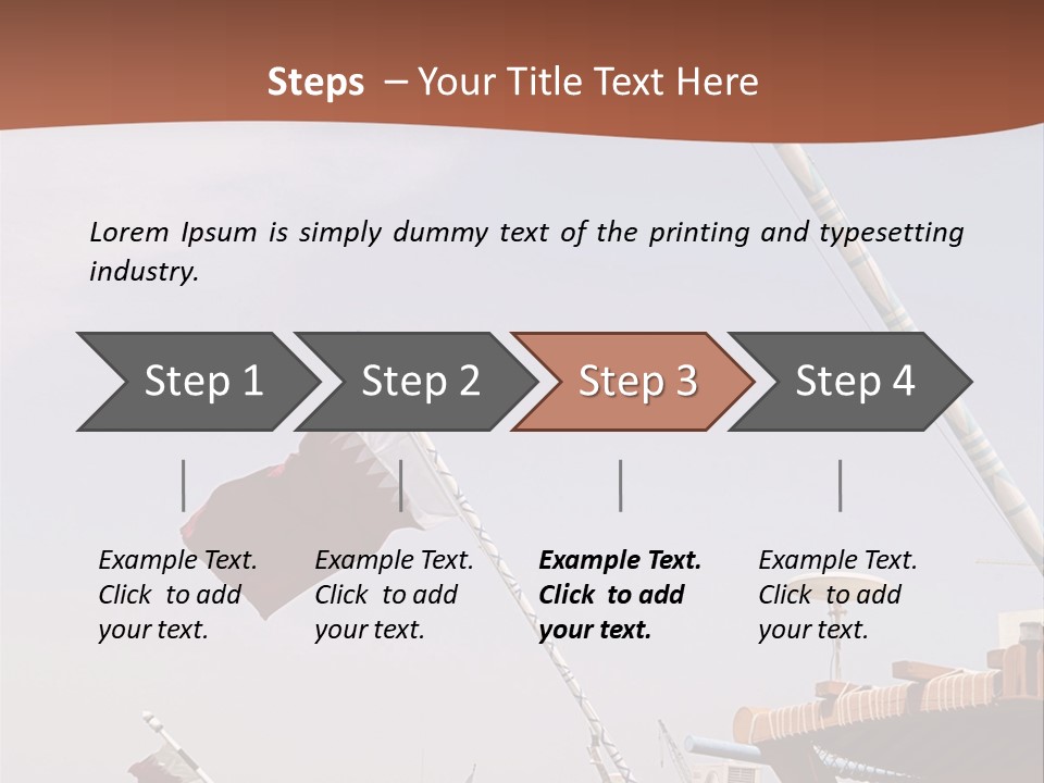 Boat Ship Harbour PowerPoint Template