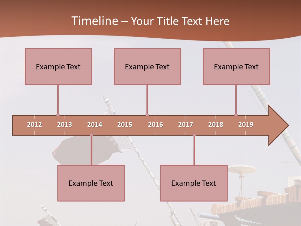 Boat Ship Harbour PowerPoint Template
