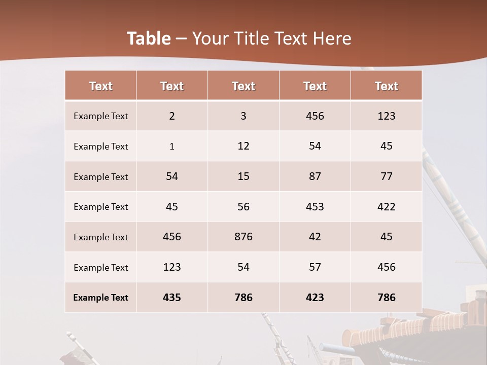 Boat Ship Harbour PowerPoint Template