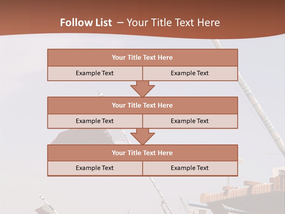 Boat Ship Harbour PowerPoint Template