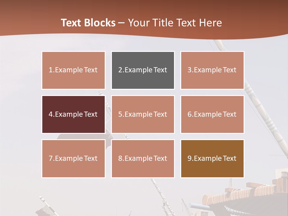 Boat Ship Harbour PowerPoint Template