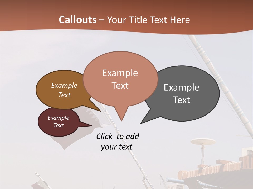 Boat Ship Harbour PowerPoint Template