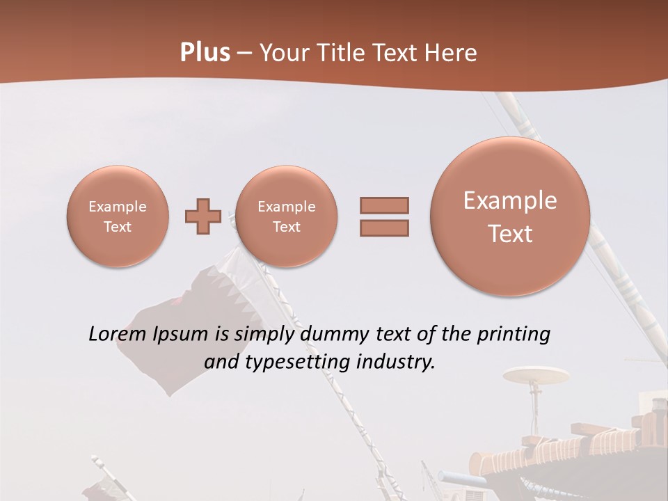 Boat Ship Harbour PowerPoint Template