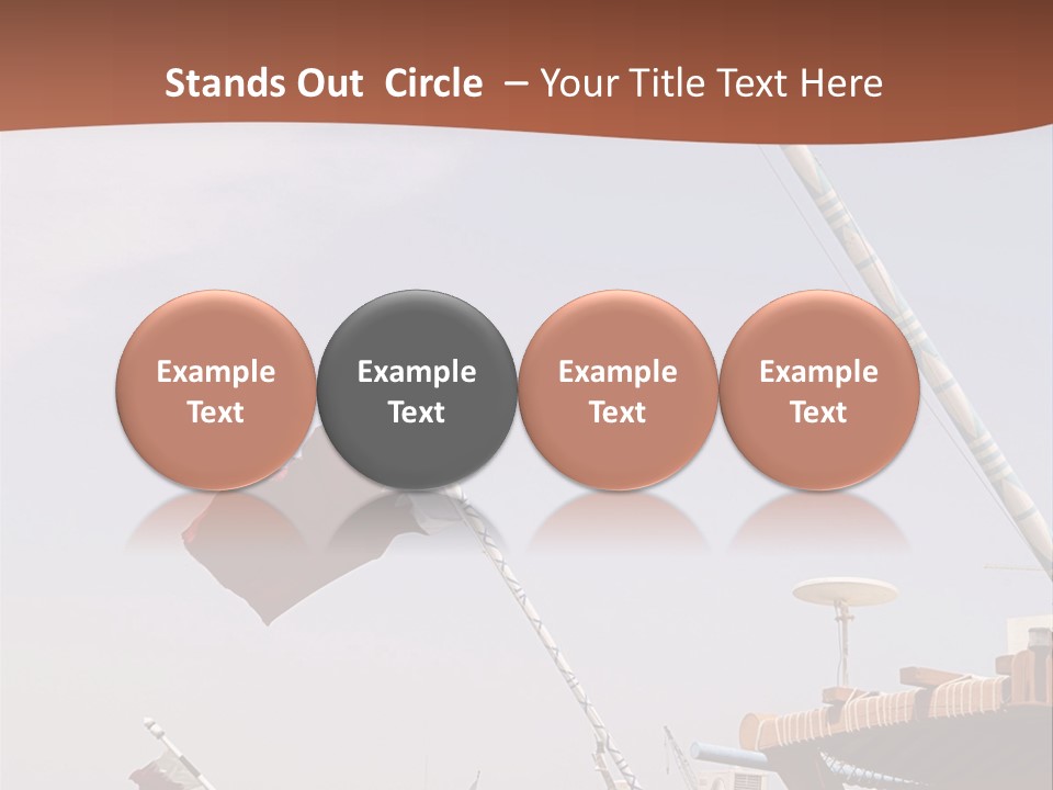 Boat Ship Harbour PowerPoint Template