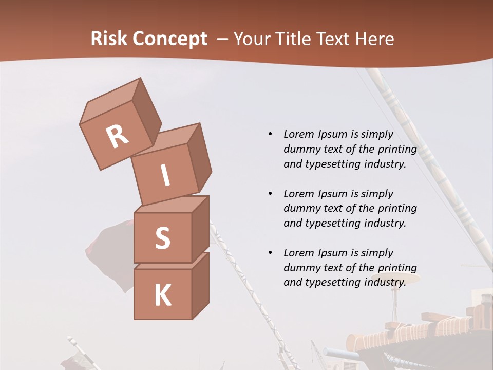 Boat Ship Harbour PowerPoint Template