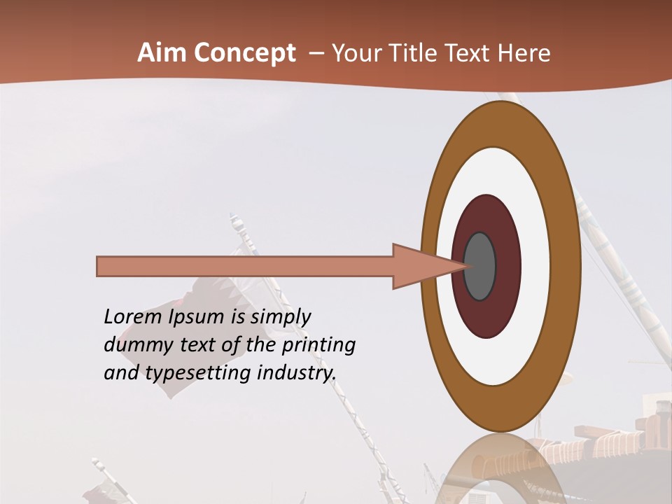 Boat Ship Harbour PowerPoint Template