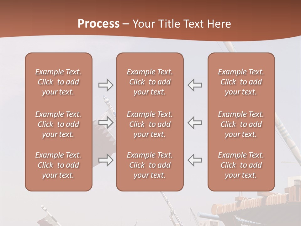 Boat Ship Harbour PowerPoint Template